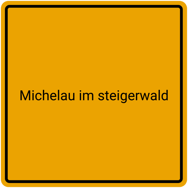 Meldebestätigung Michelau im Steigerwald